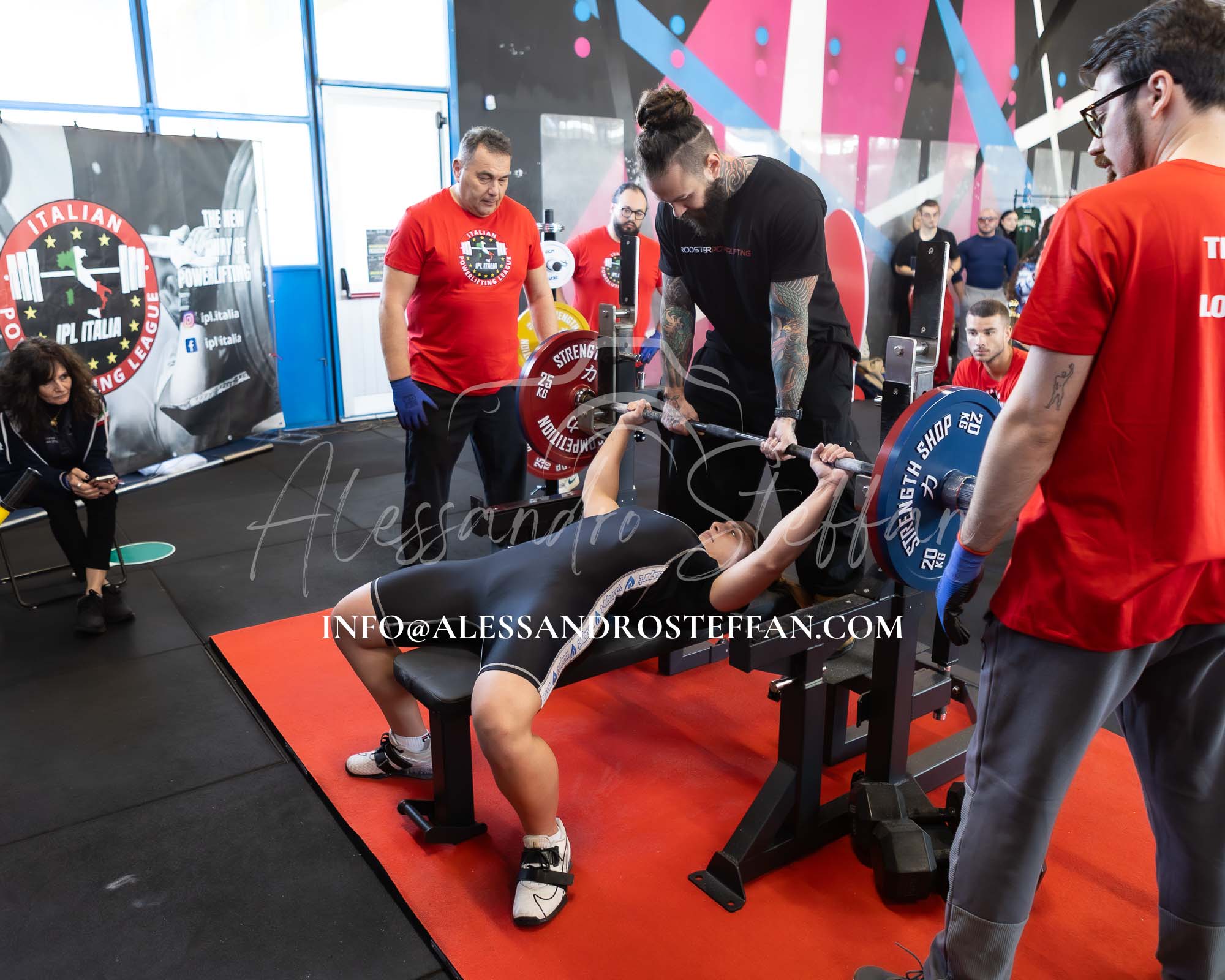 Alessandro Steffan – info@alessandrosteffan.com foto powerlifting atleti gara ipl italia cesena