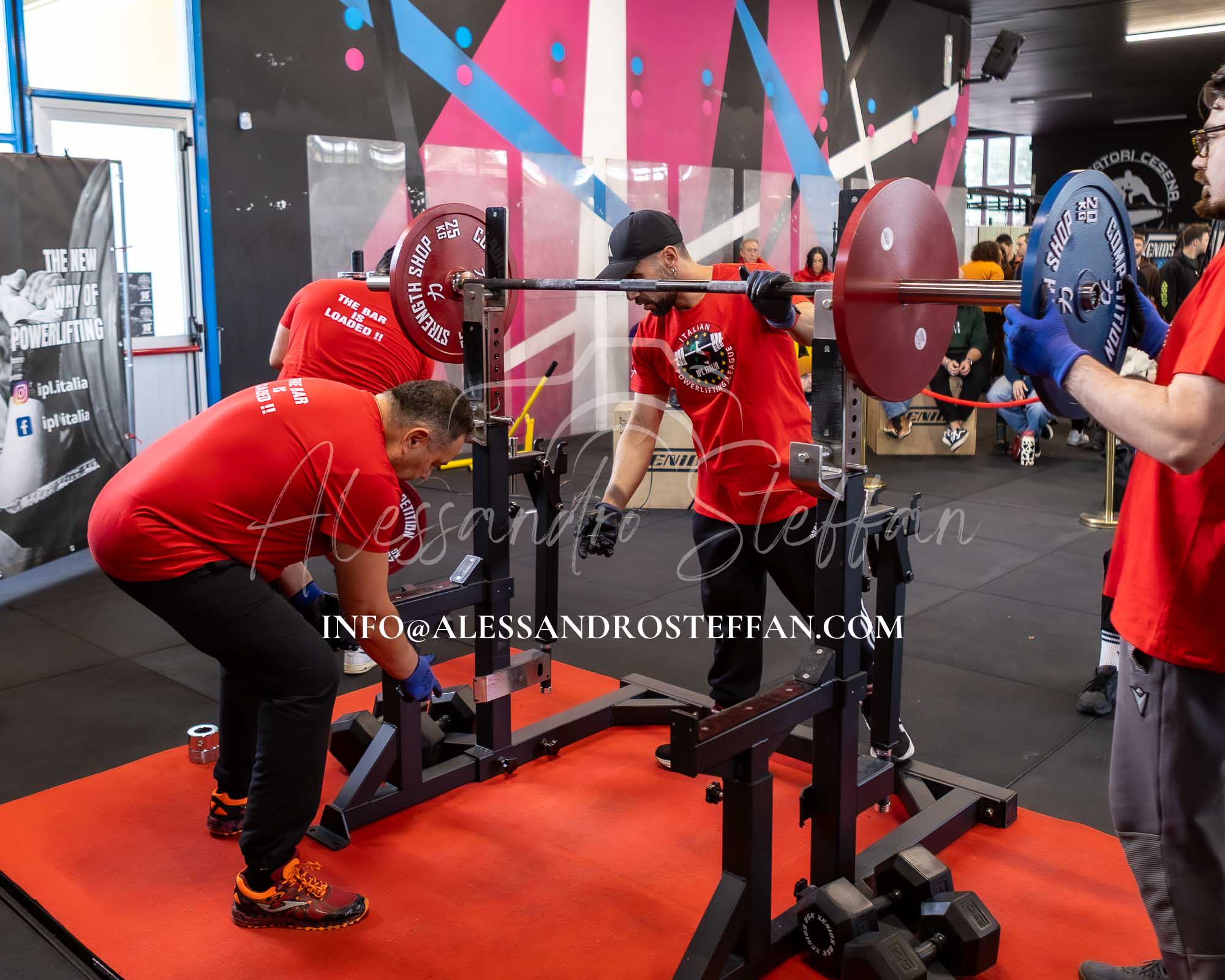 Alessandro Steffan – info@alessandrosteffan.com foto powerlifting atleti gara ipl italia cesena