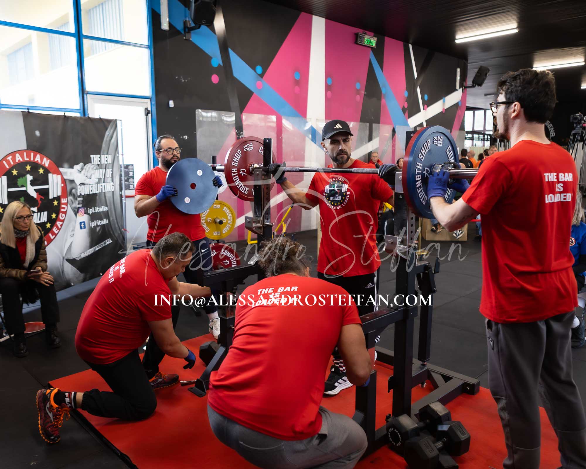 Alessandro Steffan – info@alessandrosteffan.com foto powerlifting atleti gara ipl italia cesena