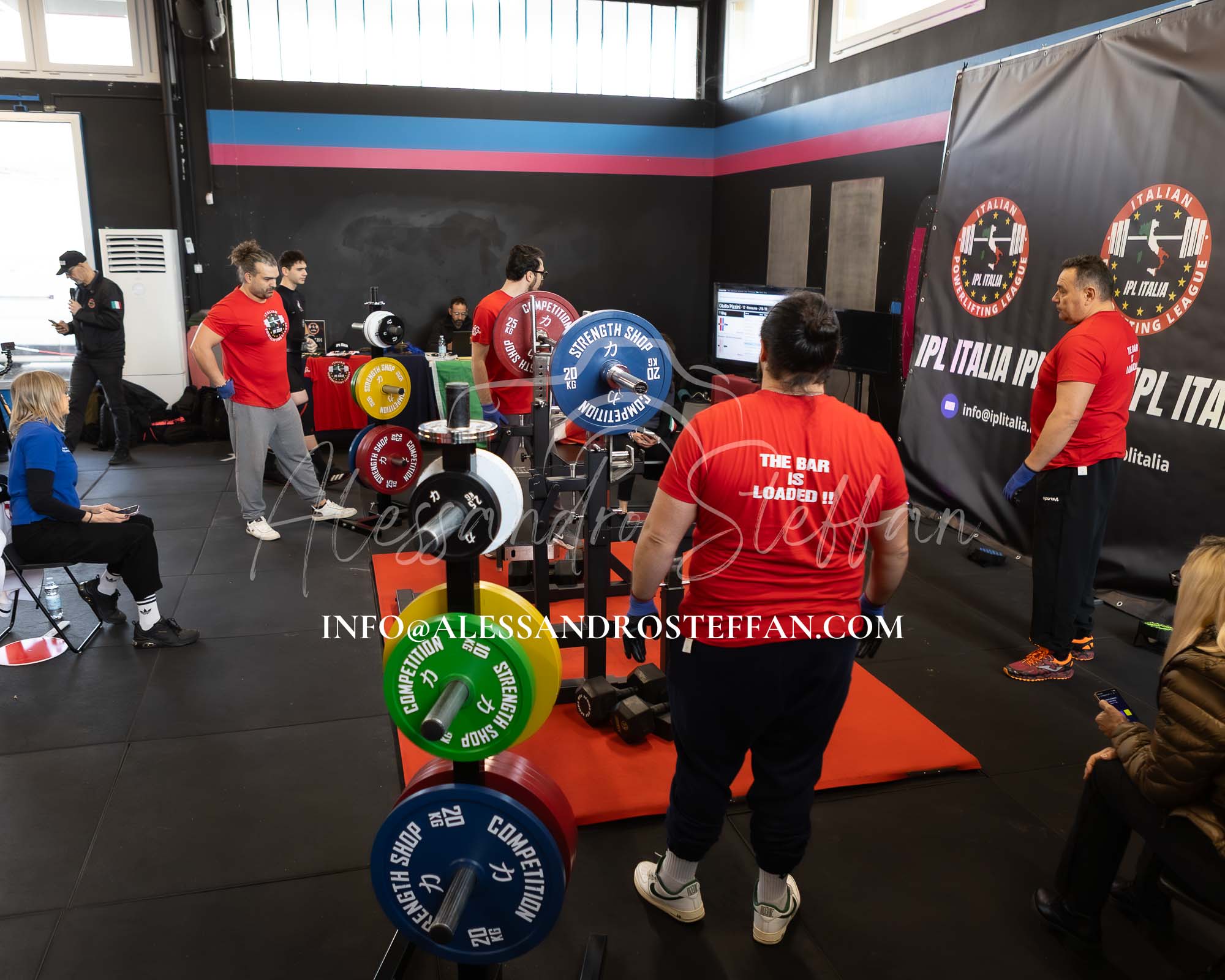 Alessandro Steffan – info@alessandrosteffan.com foto powerlifting atleti gara ipl italia cesena