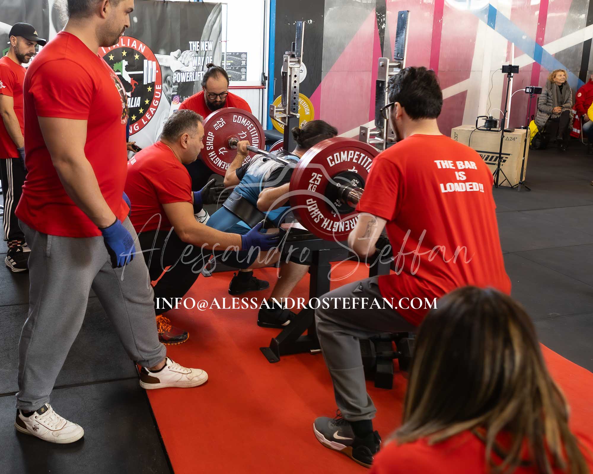 Alessandro Steffan – info@alessandrosteffan.com foto powerlifting atleti gara ipl italia cesena