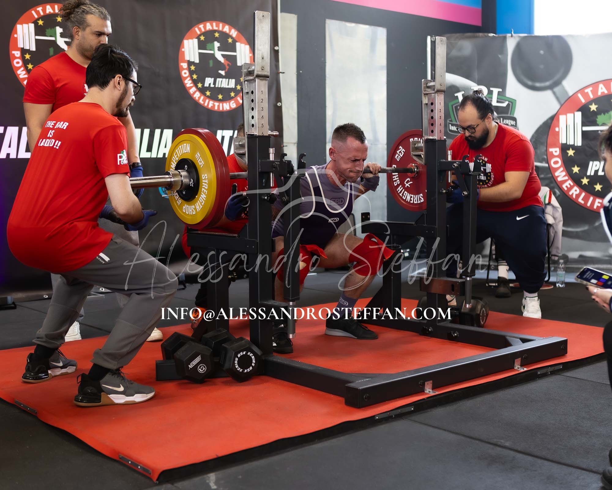 Alessandro Steffan – info@alessandrosteffan.com foto powerlifting atleti gara ipl italia cesena