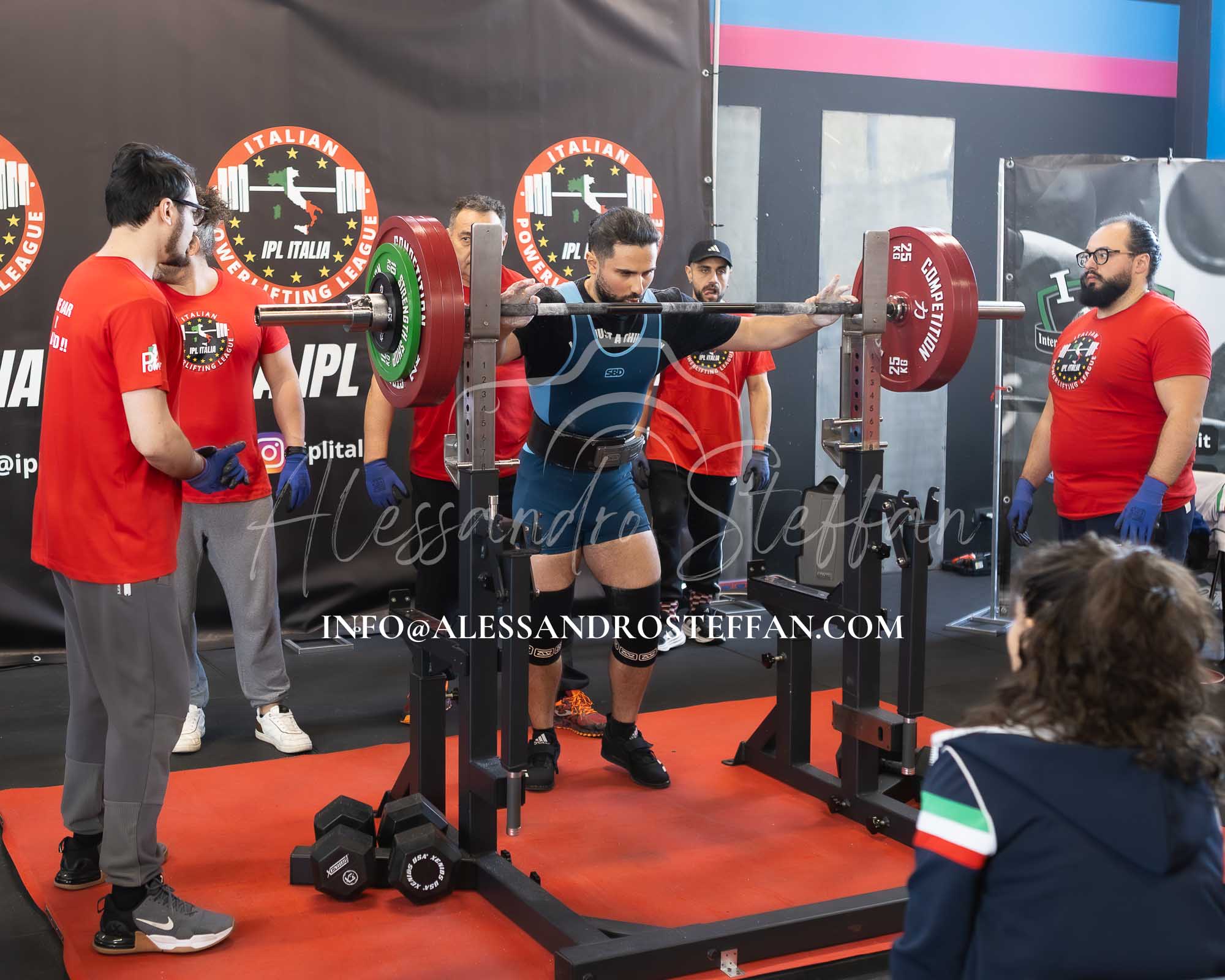 Alessandro Steffan – info@alessandrosteffan.com foto powerlifting atleti gara ipl italia cesena