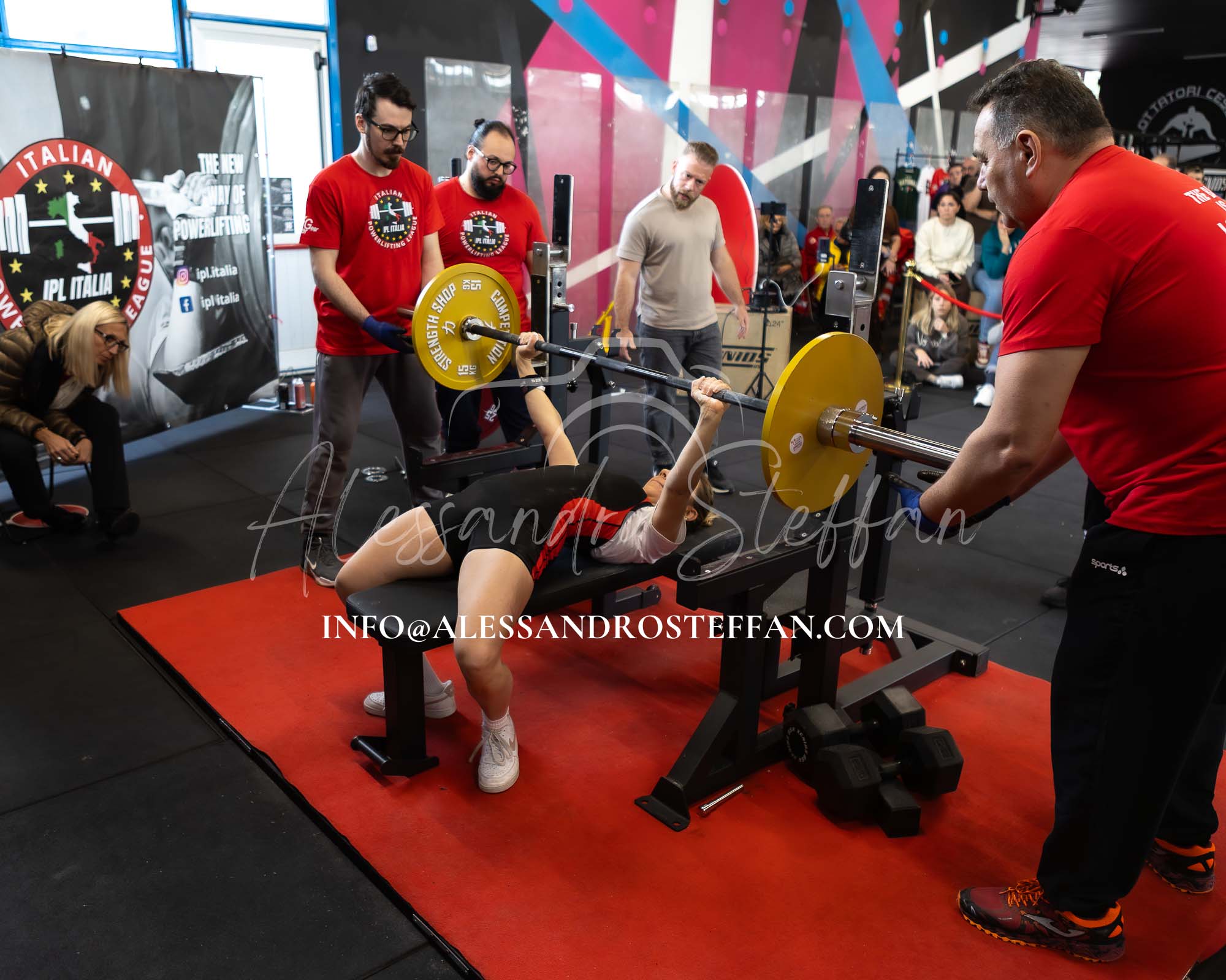 Alessandro Steffan – info@alessandrosteffan.com foto powerlifting atleti gara ipl italia cesena