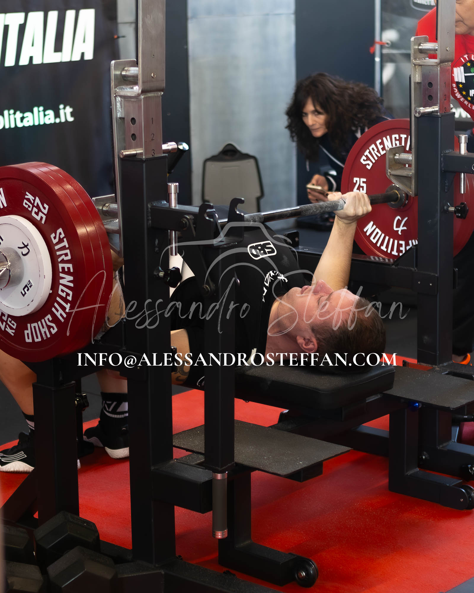 Alessandro Steffan – info@alessandrosteffan.com foto powerlifting atleti gara ipl italia cesena