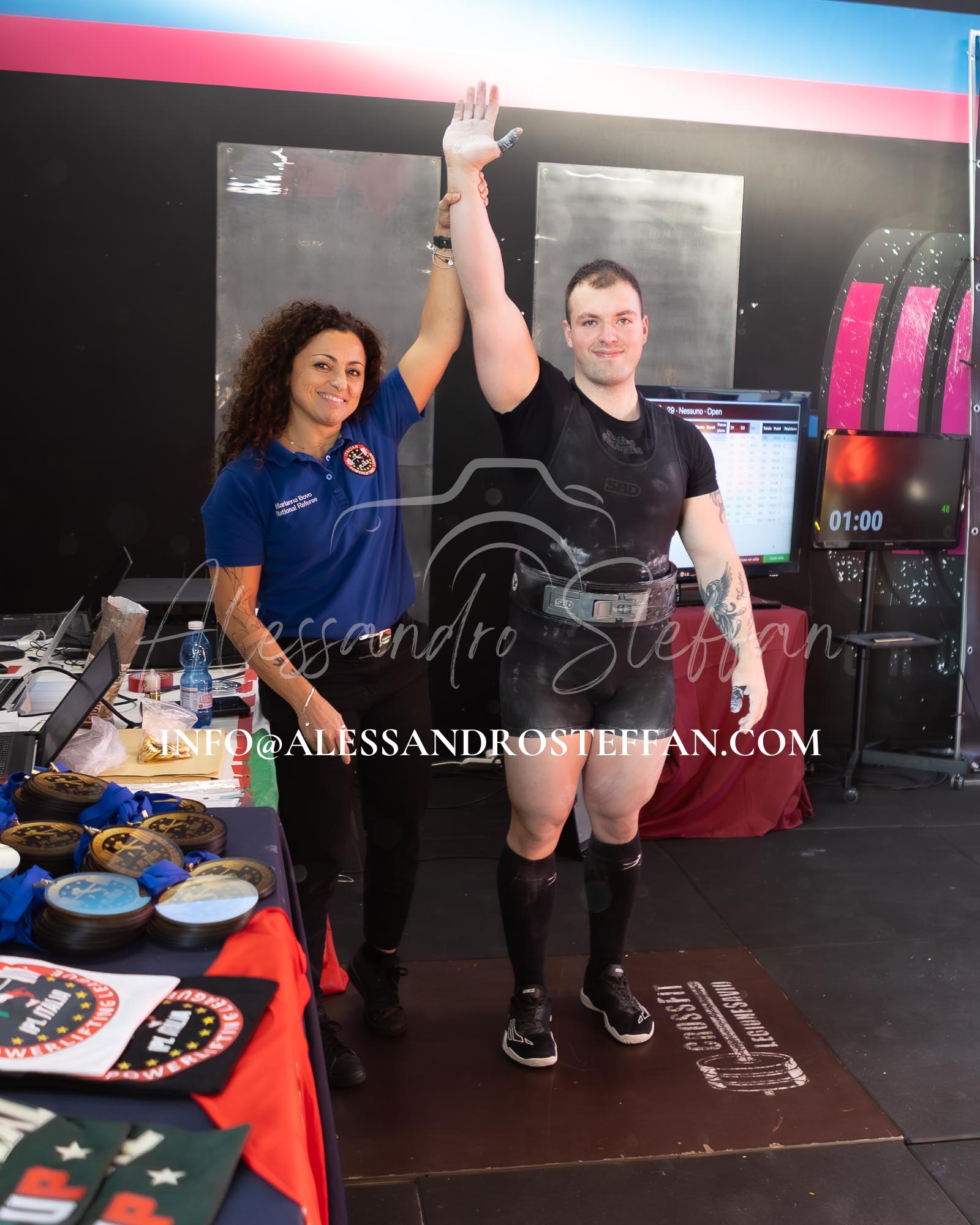 Alessandro Steffan – info@alessandrosteffan.com foto powerlifting atleti gara ipl italia cesena