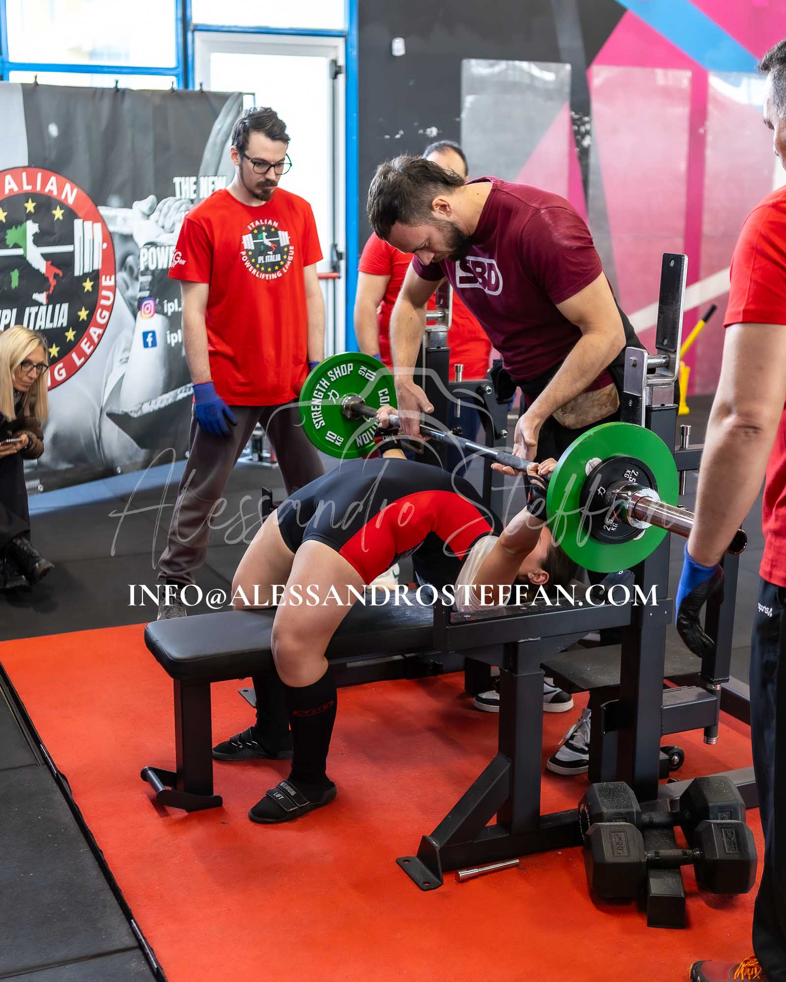 Alessandro Steffan – info@alessandrosteffan.com foto powerlifting atleti gara ipl italia cesena