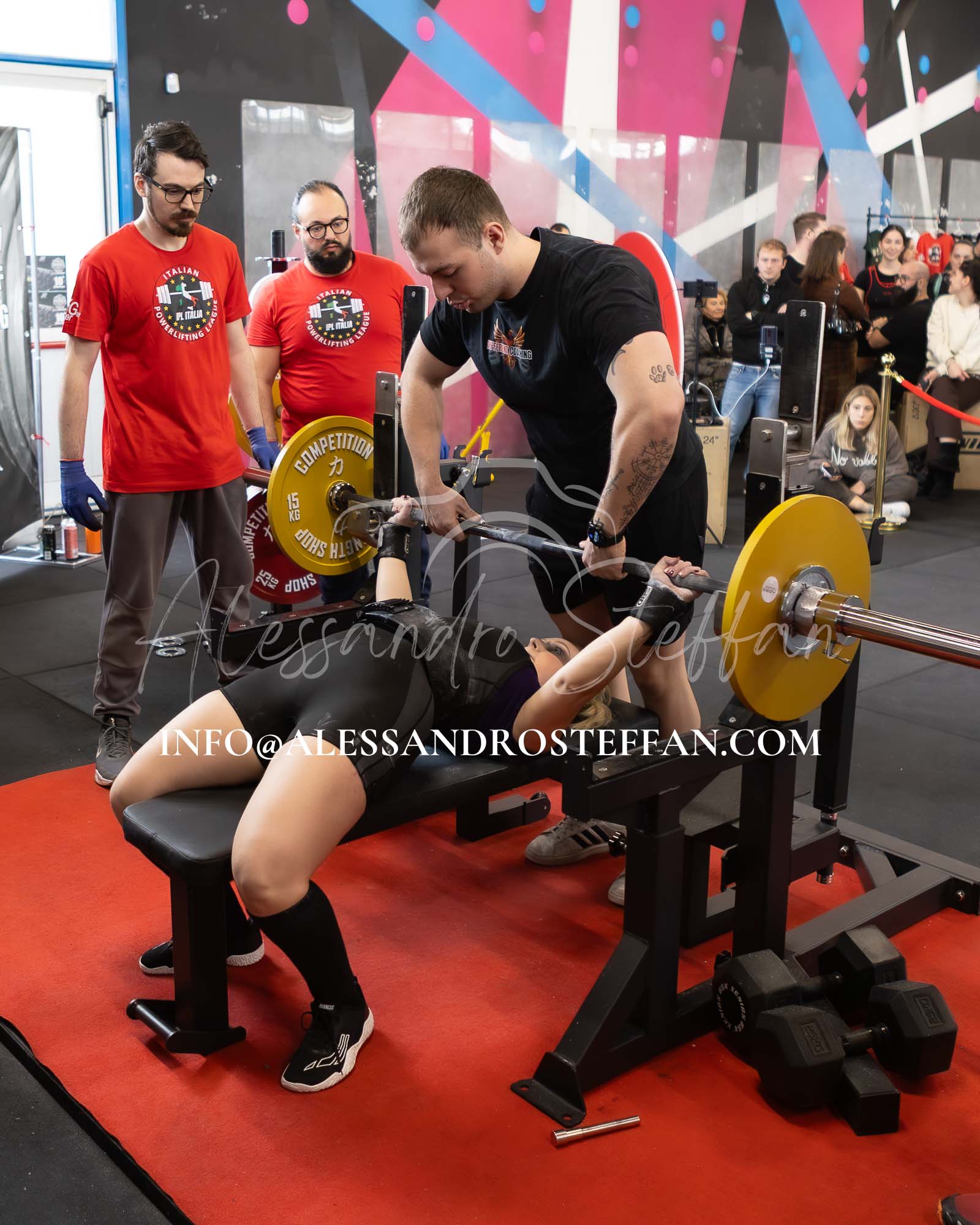 Alessandro Steffan – info@alessandrosteffan.com foto powerlifting atleti gara ipl italia cesena