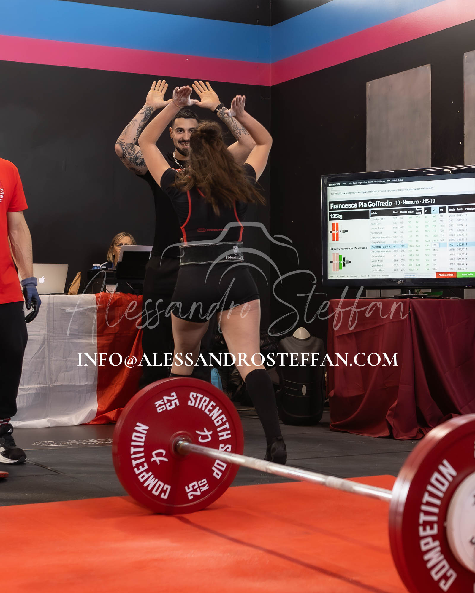 Alessandro Steffan – info@alessandrosteffan.com foto powerlifting atleti gara ipl italia cesena